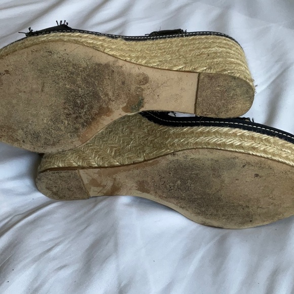 Lanvin Espadrille Wedge Sandals 37.5 - Picture 6 of 7